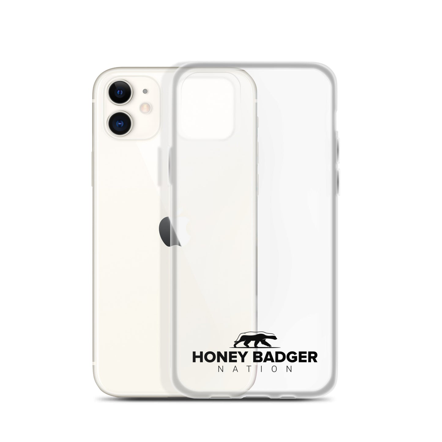 White Honey Badger Nation iPhone Case