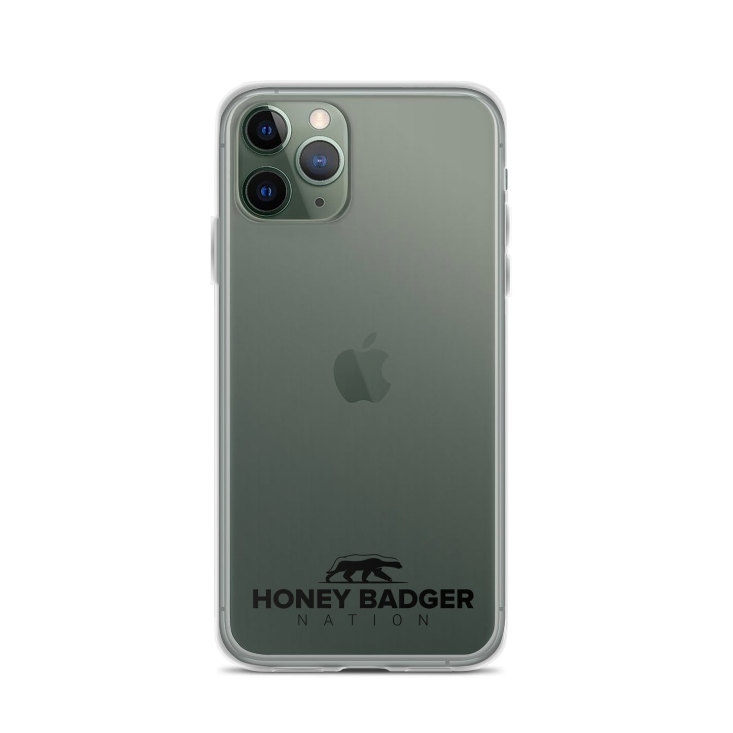 White Honey Badger Nation iPhone Case