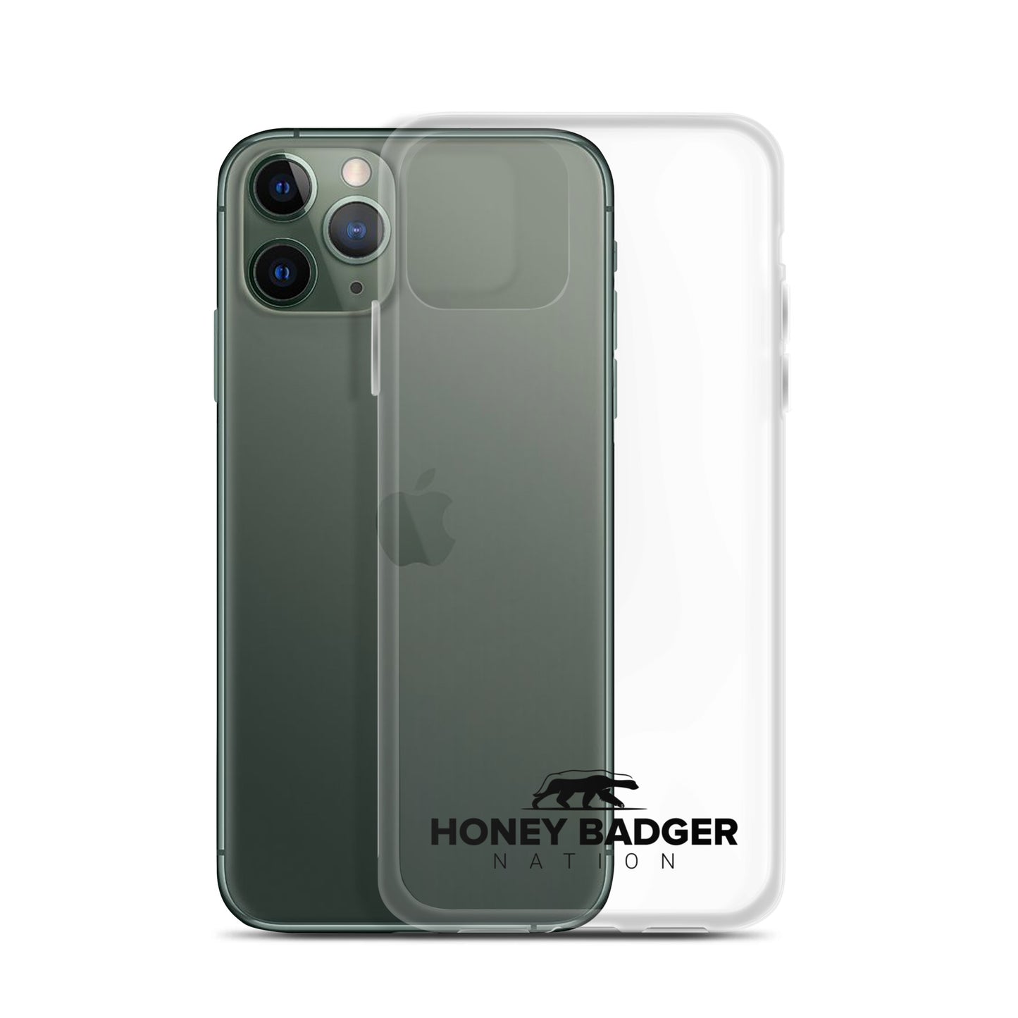 White Honey Badger Nation iPhone Case