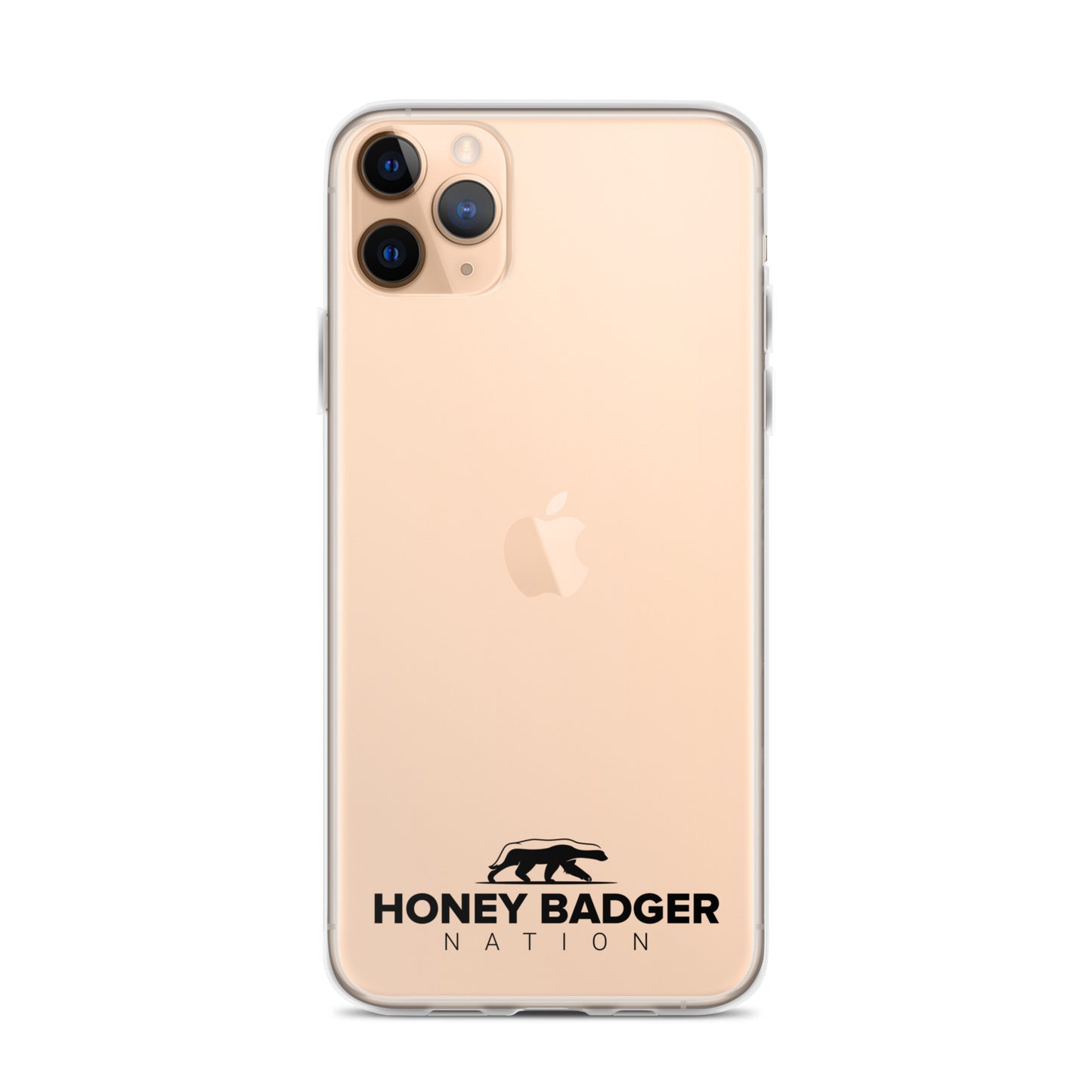 White Honey Badger Nation iPhone Case