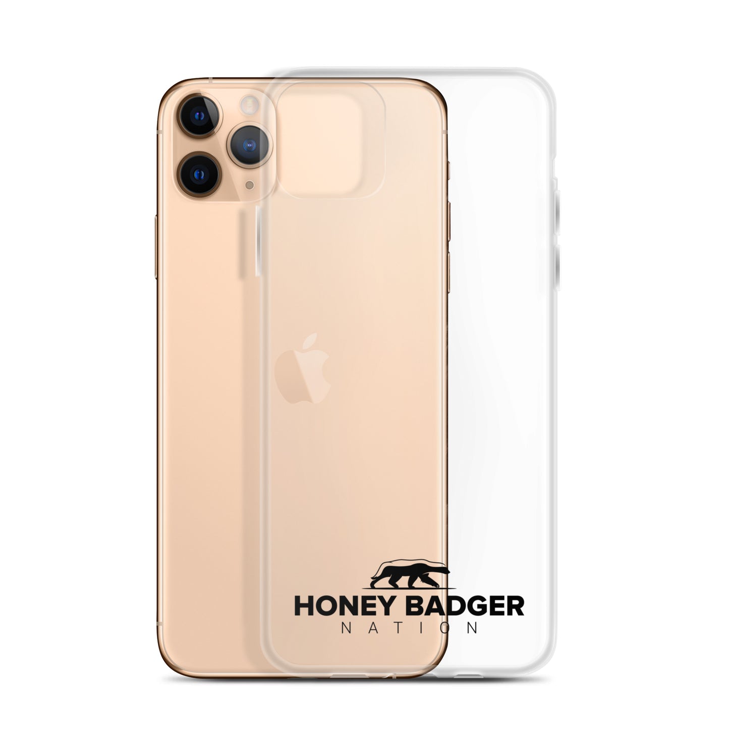 White Honey Badger Nation iPhone Case