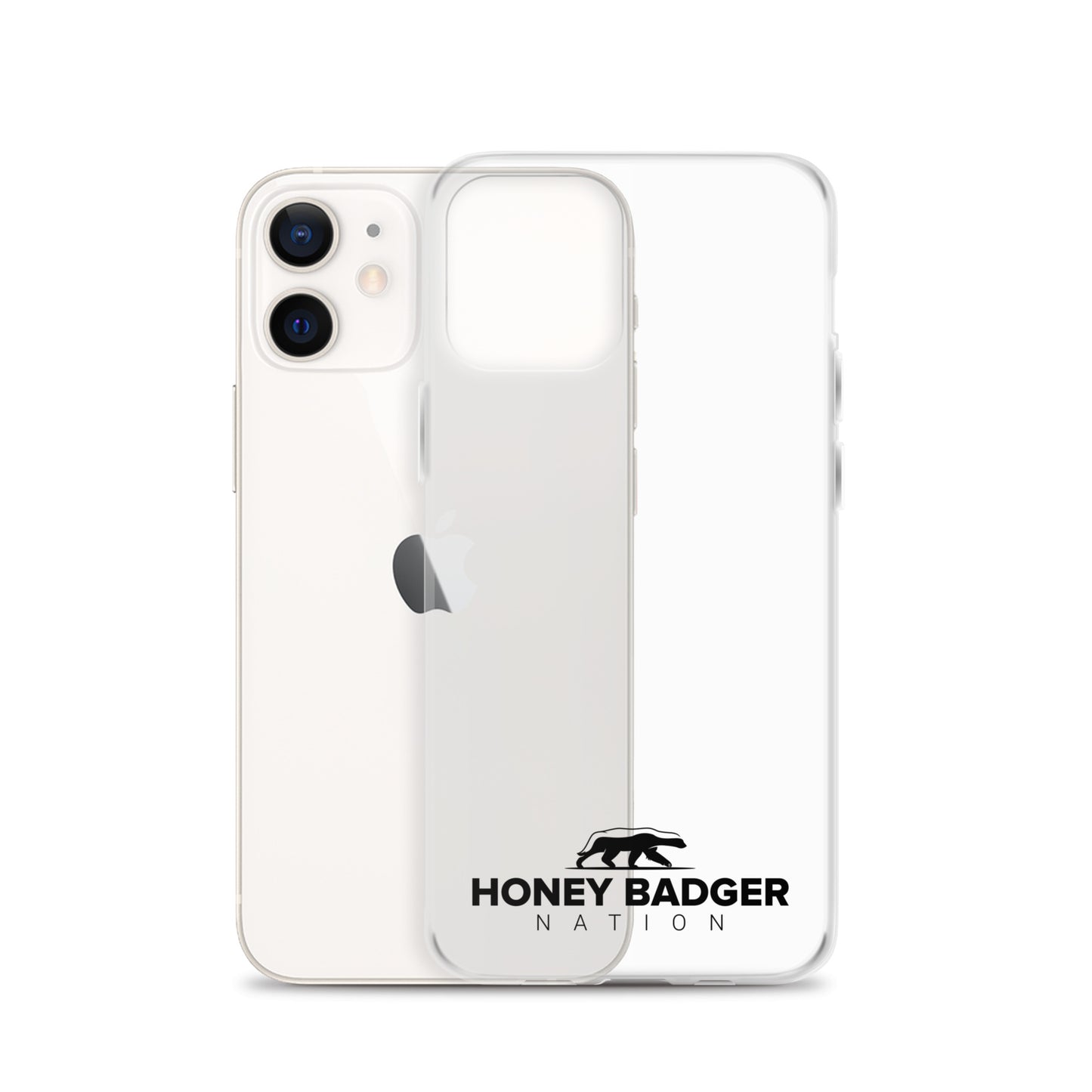 White Honey Badger Nation iPhone Case