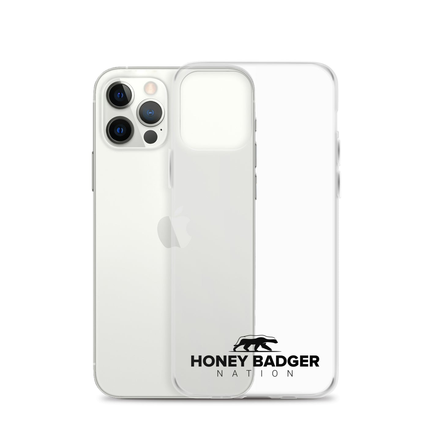 White Honey Badger Nation iPhone Case