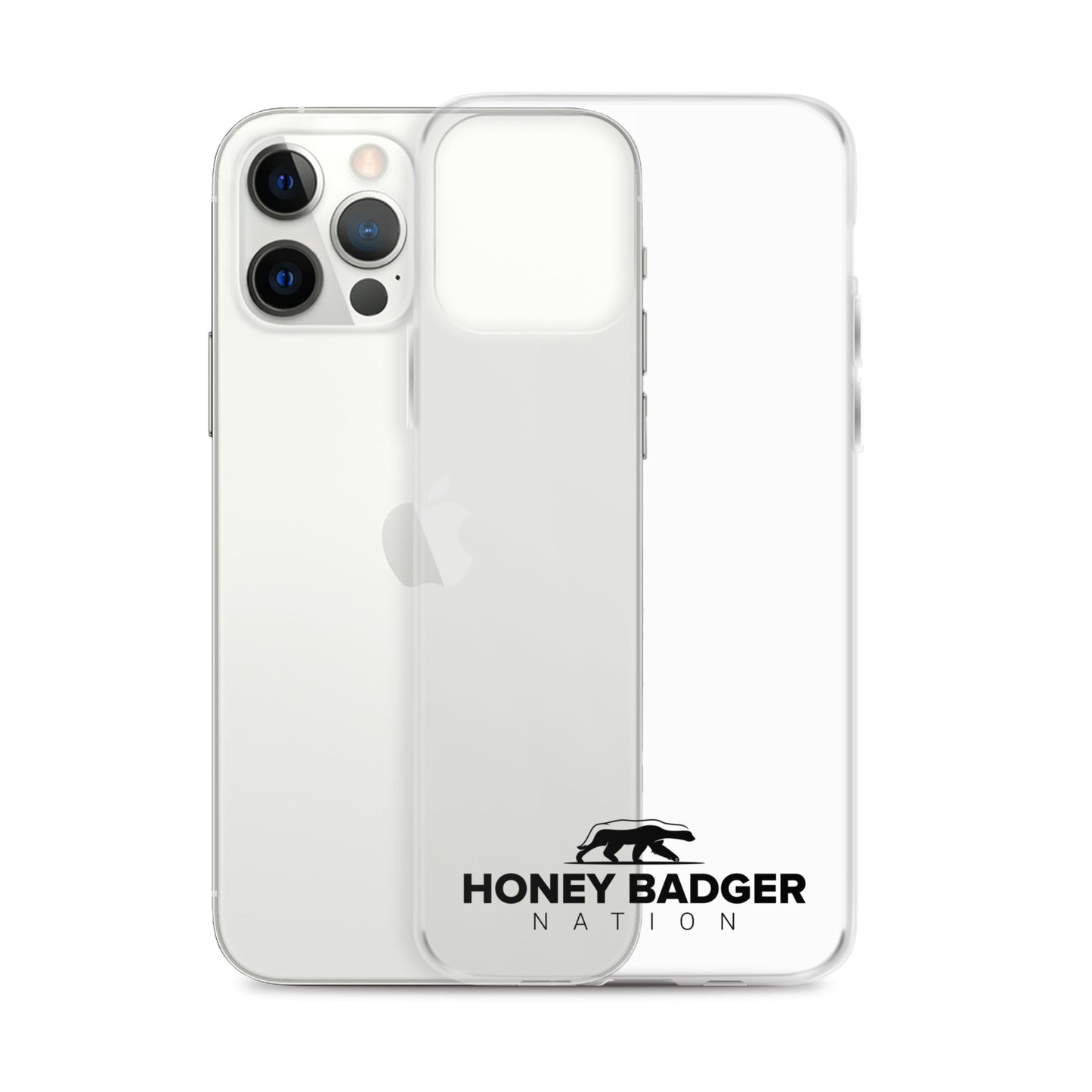White Honey Badger Nation iPhone Case