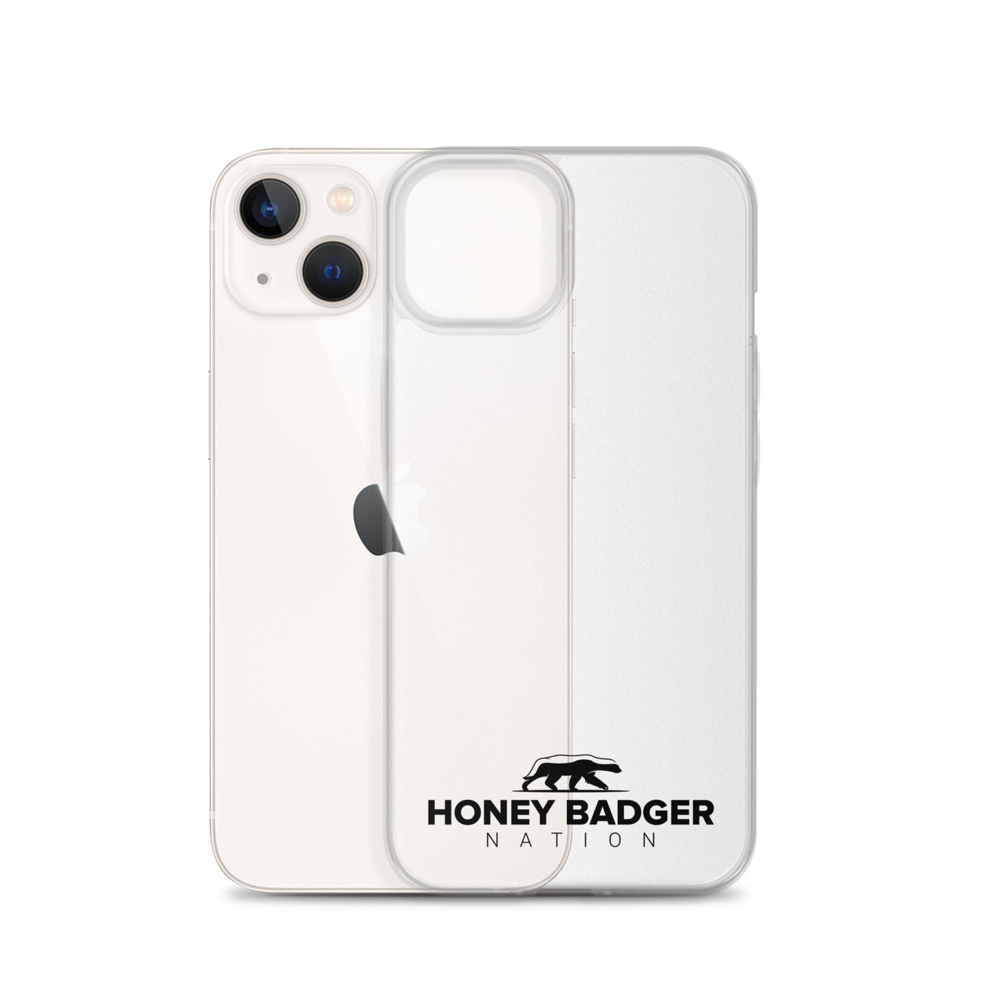 White Honey Badger Nation iPhone Case