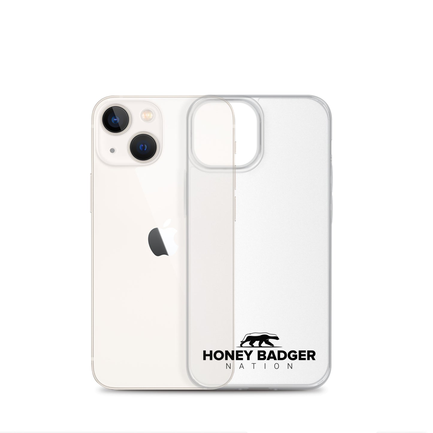 White Honey Badger Nation iPhone Case