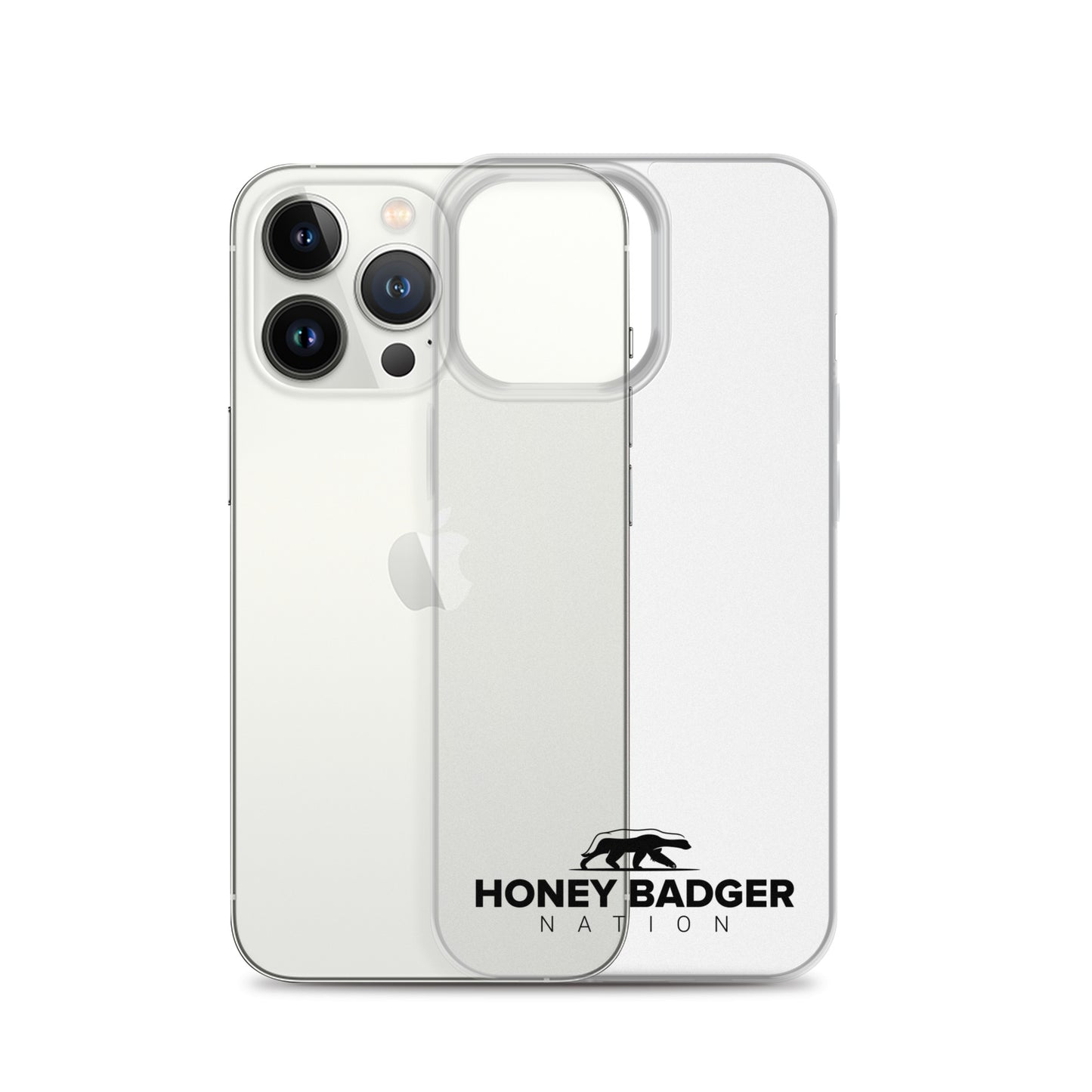 White Honey Badger Nation iPhone Case