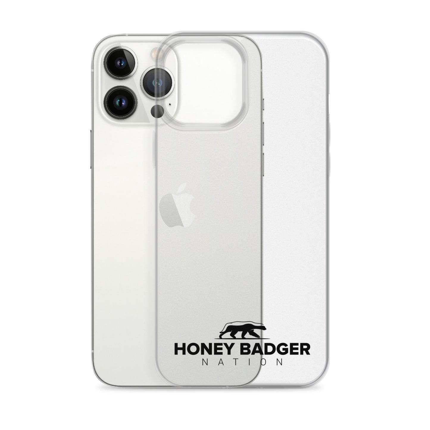 White Honey Badger Nation iPhone Case
