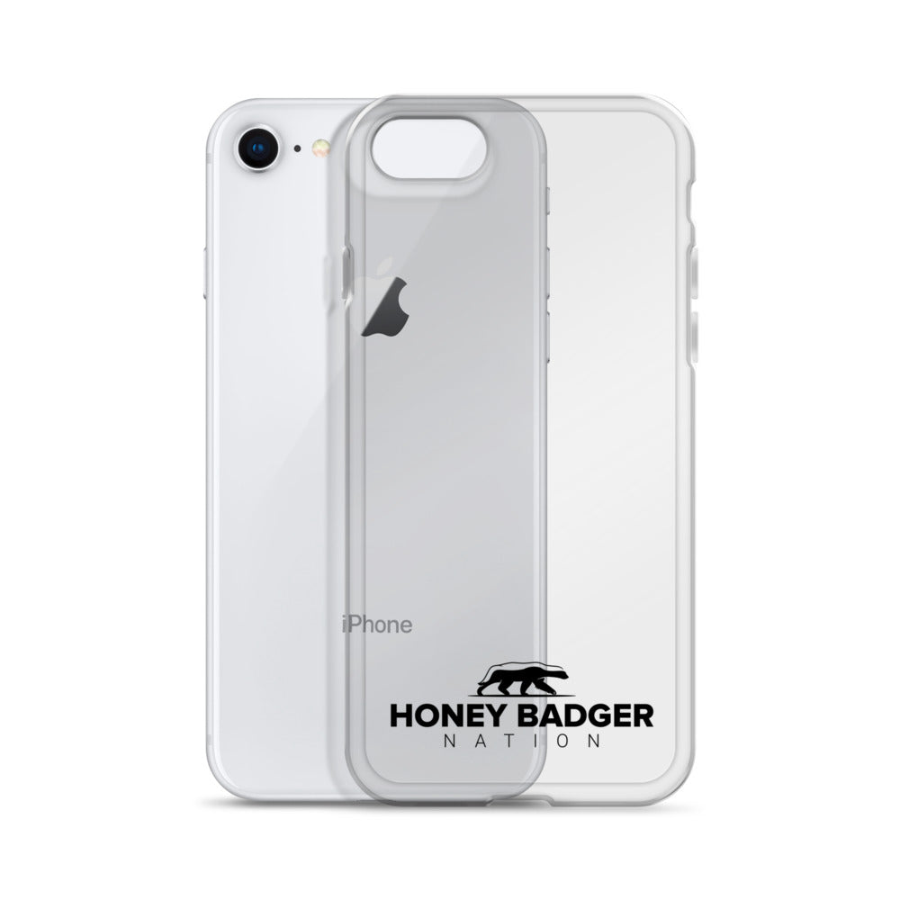 White Honey Badger Nation iPhone Case