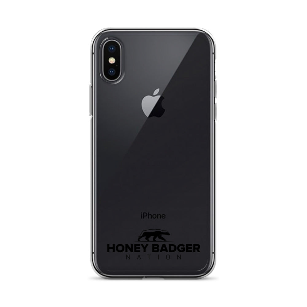 White Honey Badger Nation iPhone Case
