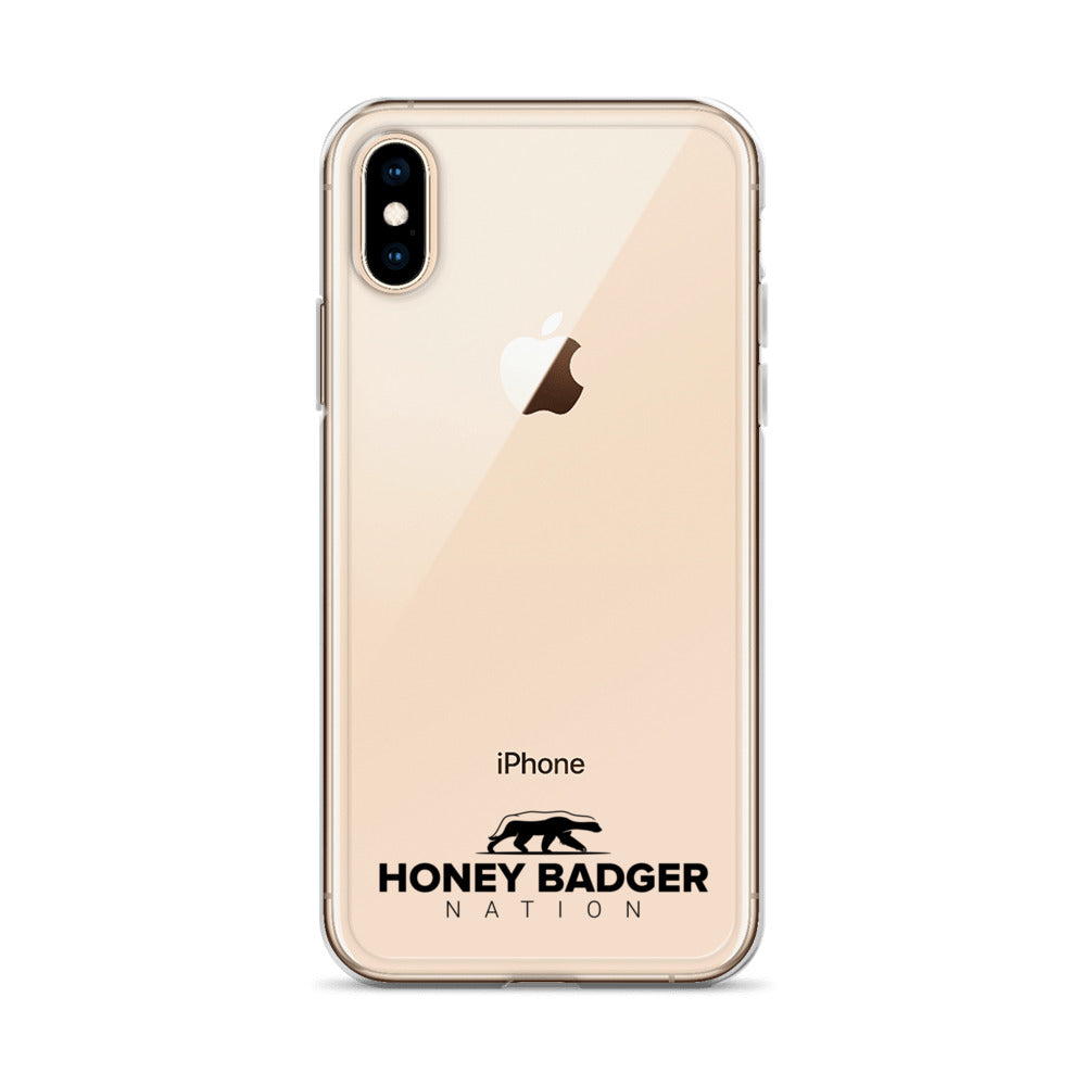 White Honey Badger Nation iPhone Case