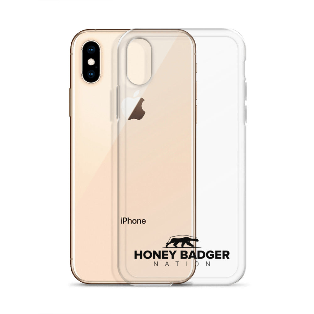 White Honey Badger Nation iPhone Case