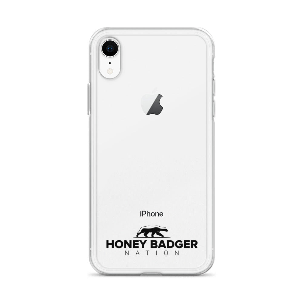 White Honey Badger Nation iPhone Case