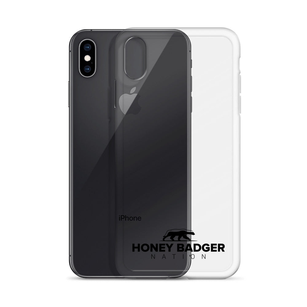 White Honey Badger Nation iPhone Case