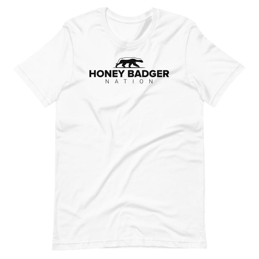 Black Honey Badger Nation Logo Unisex t-shirt