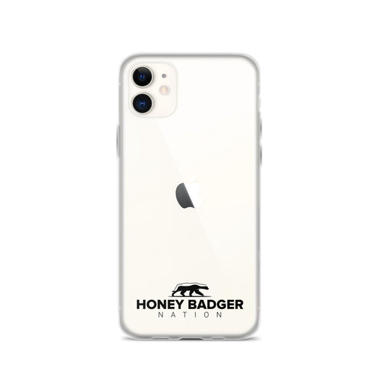 White Honey Badger Nation iPhone Case