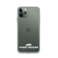 White Honey Badger Nation Logo iPhone Case