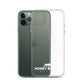 White Honey Badger Nation Logo iPhone Case