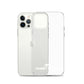 White Honey Badger Nation Logo iPhone Case