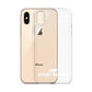 White Honey Badger Nation Logo iPhone Case