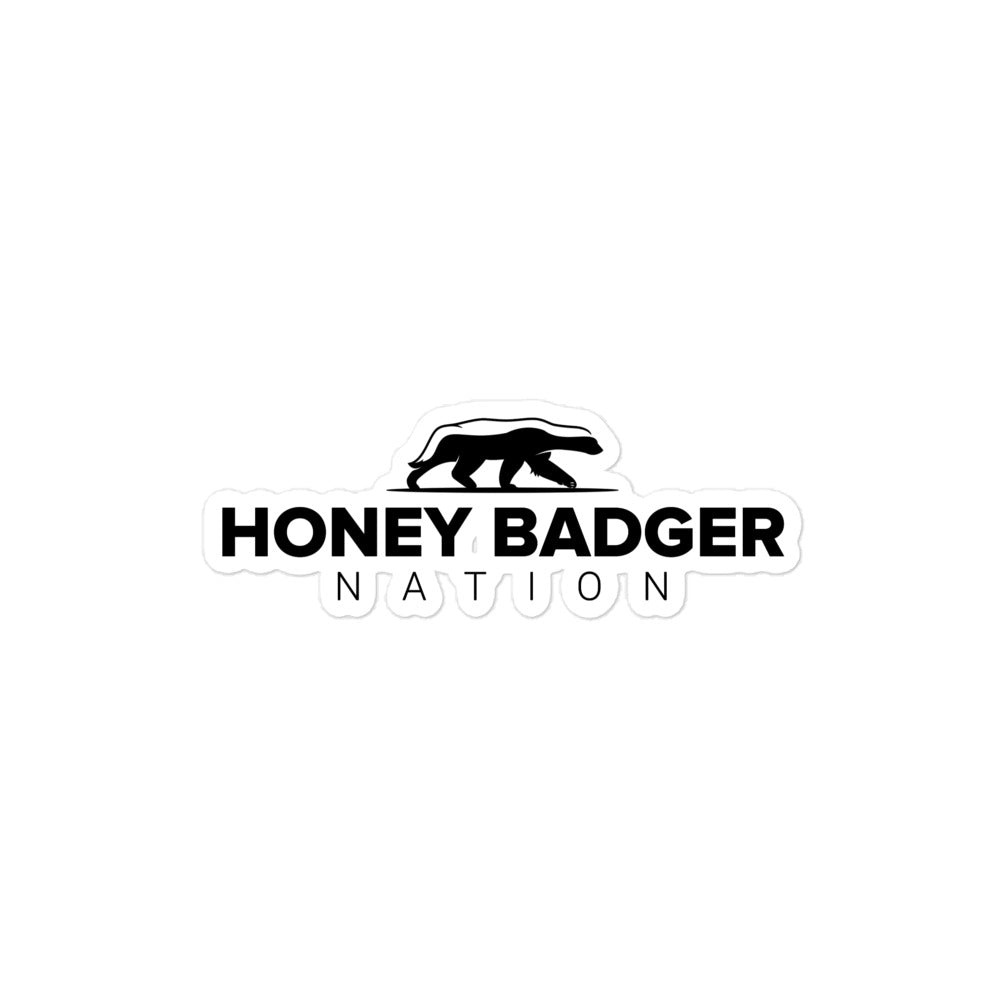 Honey Badger Nation Bubble-free stickers