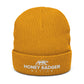 (NEWLY DESIGNED) Honey Badger Ribbed knit beanie