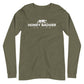 White Honey Badger Logo Unisex Long Sleeve Tee