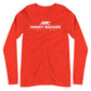 White Honey Badger Logo Unisex Long Sleeve Tee