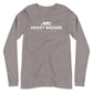 White Honey Badger Logo Unisex Long Sleeve Tee