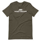 White Honey Badger Logo Unisex t-shirt